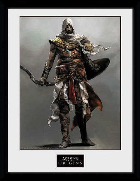 Framed Poster - Assassins Creed Origins Solo (30 X 40 Cm) Posters