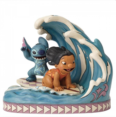 Disney Traditions - Lilo & Stitch Catch The Wave Figurines