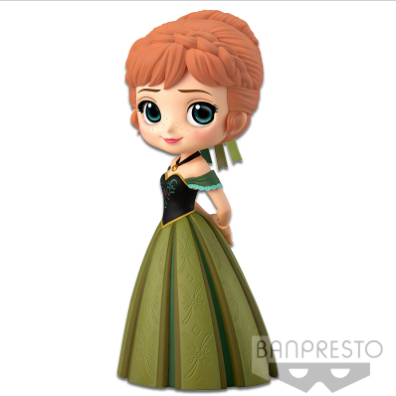 Q Posket Characters - Disney Frozen Anna (Normal Color Version) Figurines