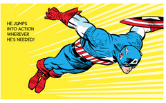 Abrams & Chronicle - My Mighty First Book, Captain America (EN)