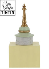 TINTINIMAGINATIO Resin Statue - Tintin, Collection 'Musée Imaginaire' : Chorten Tower (28cm) (Limited & Numbered)