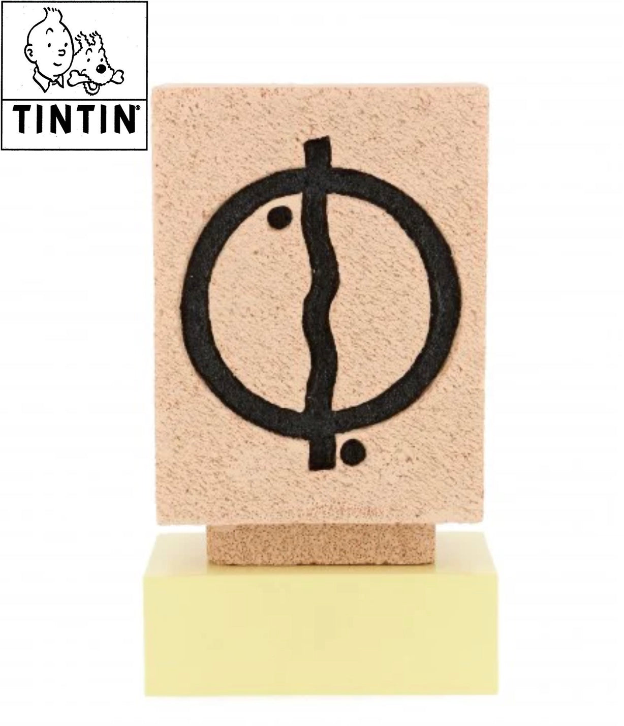 TINTINIMAGINATIO Resin Statue - Tintin, Collection 'Musée Imaginaire' : Kih-Oskh Symbol (25cm) (Limited & Numbered)