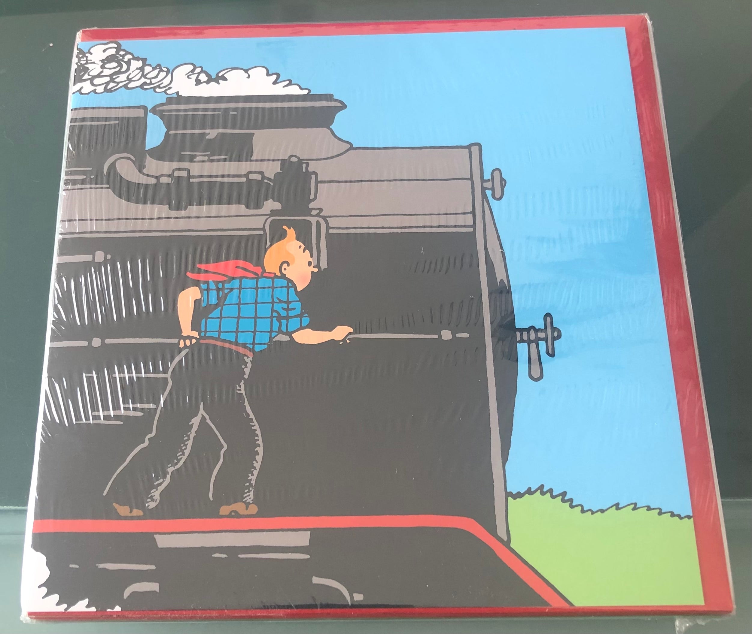Tintin - Post Cards - Trains (set of 8 cards)