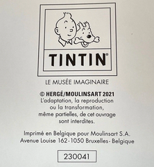 Tintin Poster “Le Musée Imaginair" (50cm x 70cm) (ref. 230041) (°2021)
