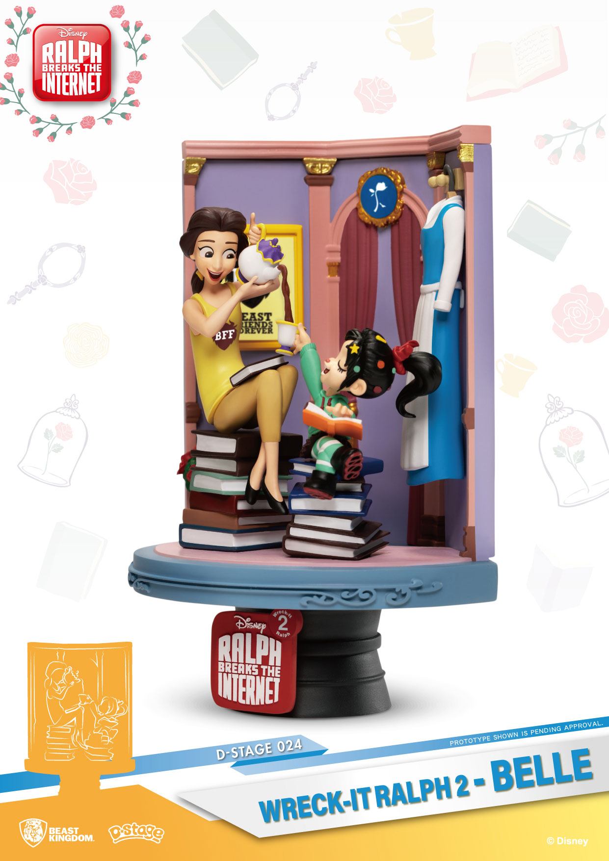 BEAST KINGDOM - Disney, Wreck-It Ralph 2 - Diorama Belle (DS-024) (15cm)