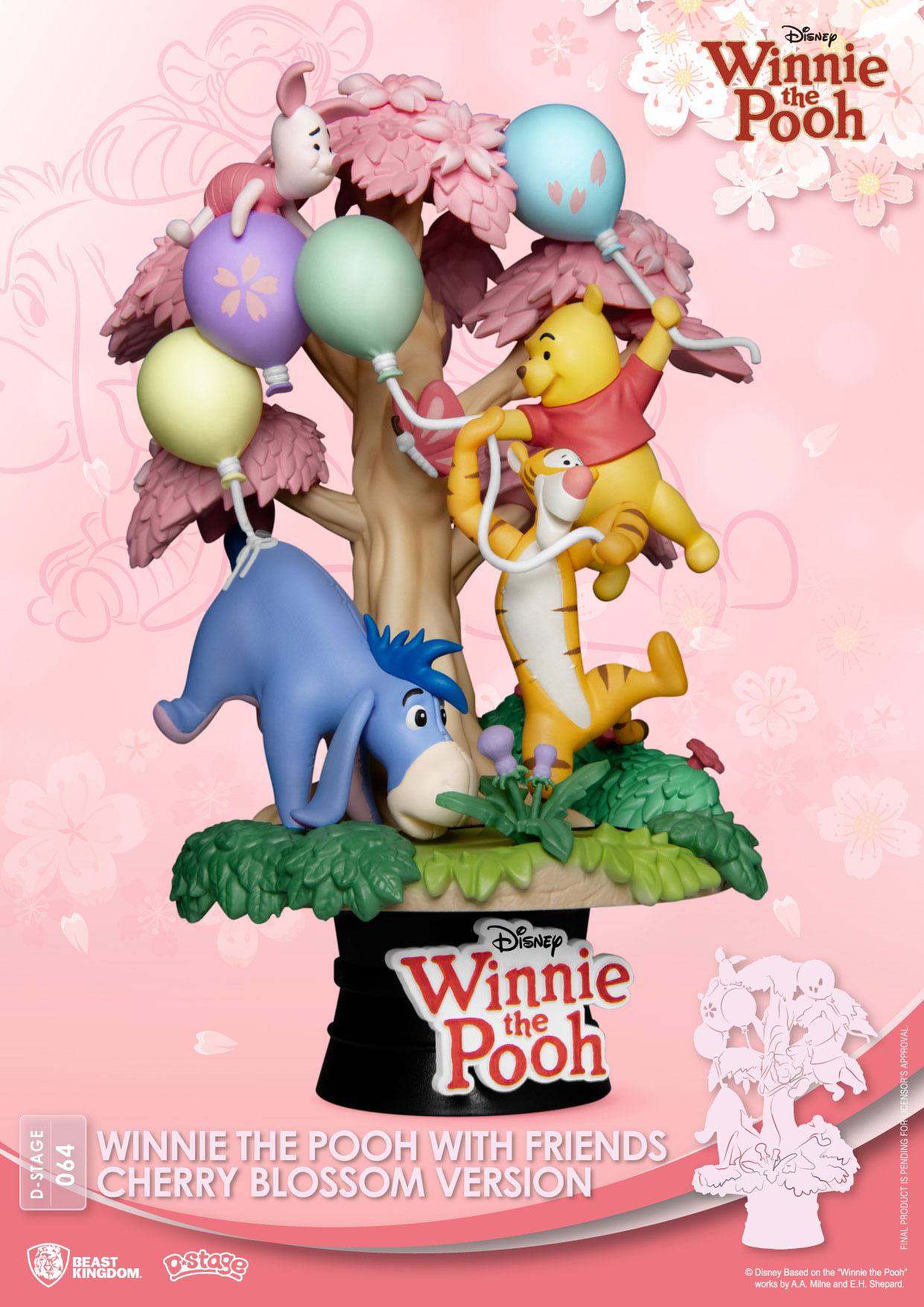 Disney - Winnie the Pooh - Diorama "Winnie w/ Friends" (14 cm) Exclusive