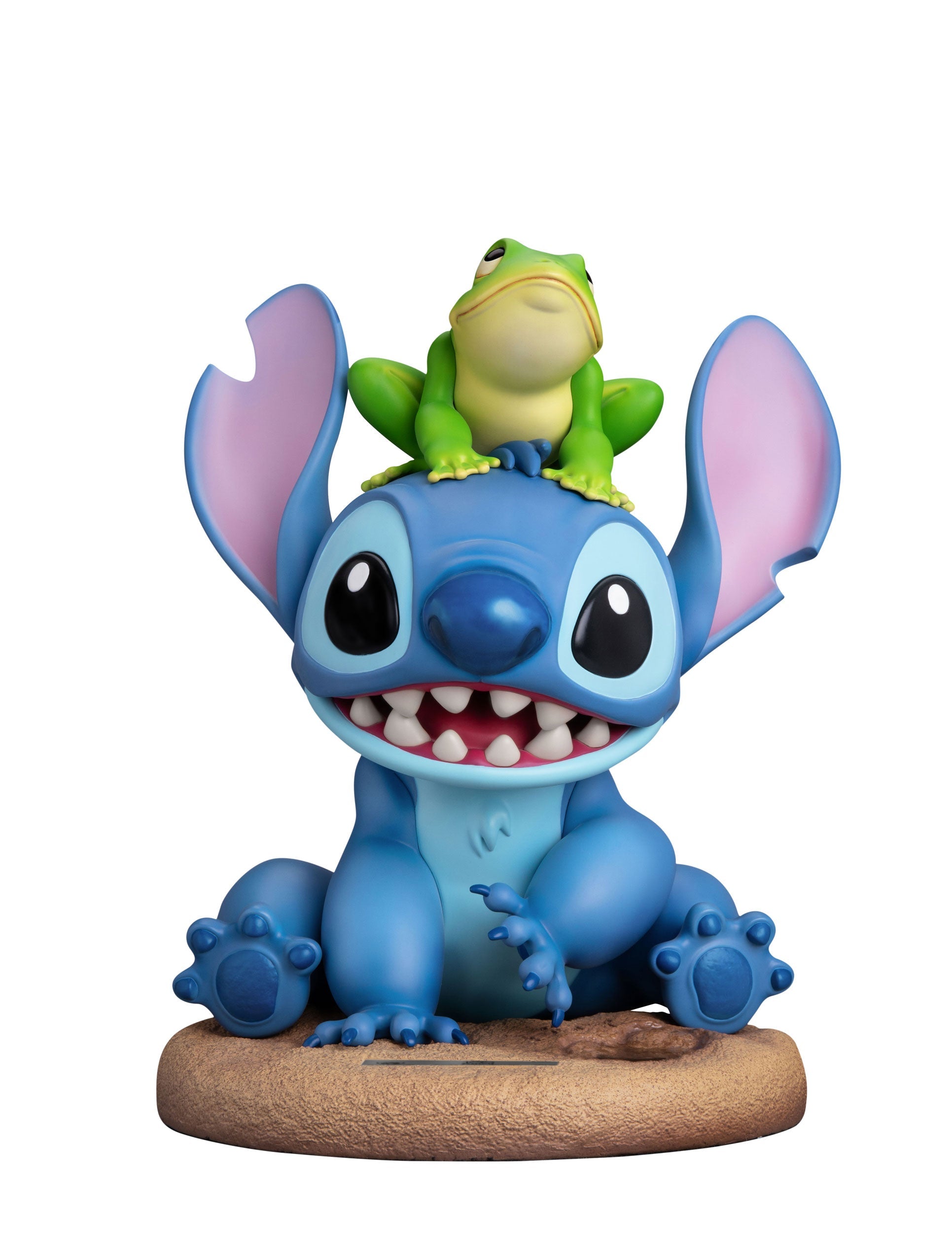 BEAST KINGDOM Statue - Disney, Lilo & Stitch - Stitch w/ Frog (Limited & Numbered) (34 cm)