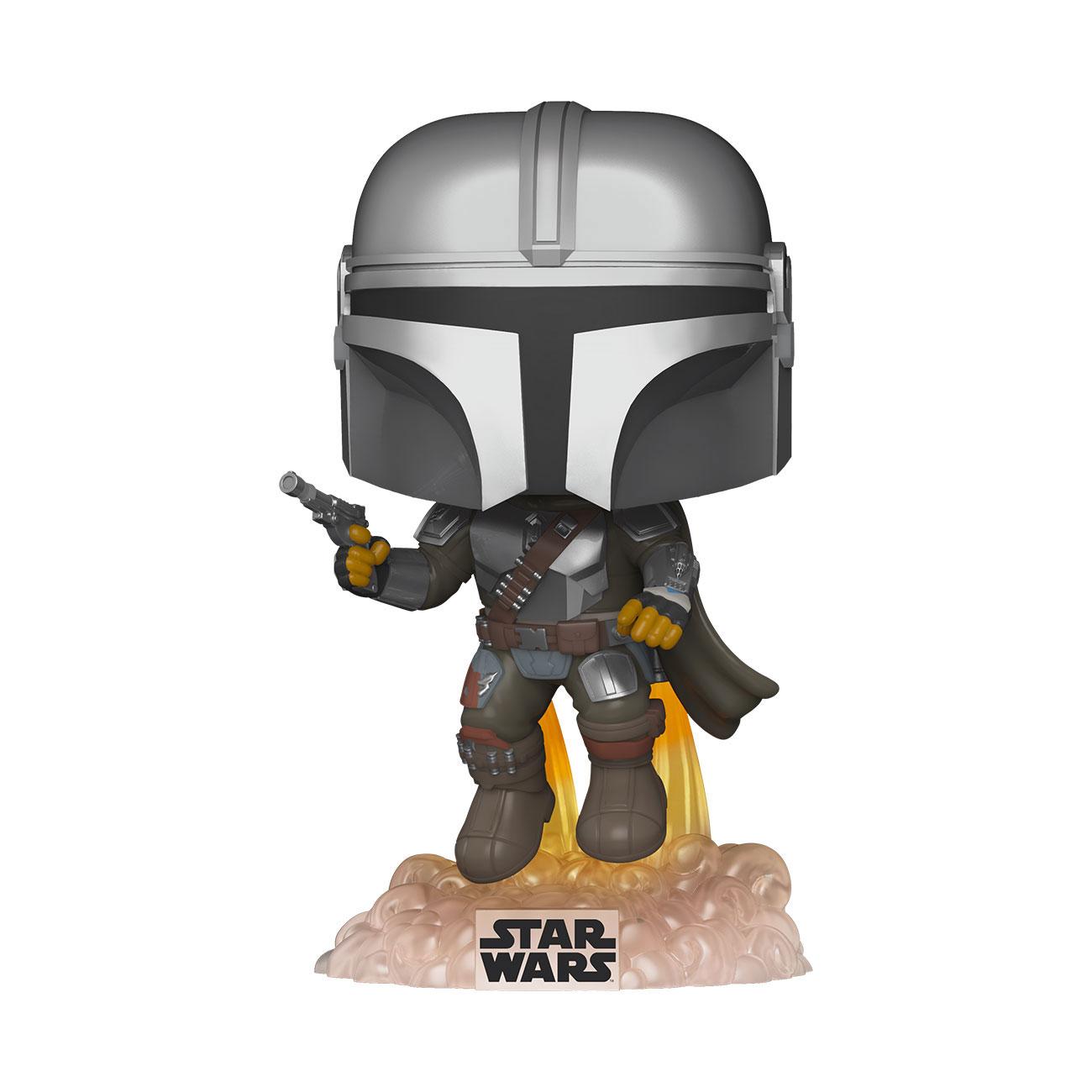 Funko POP! Star Wars - The Mandalorian - The Mandolorian Flying w/ Blaster (408) Exclusive