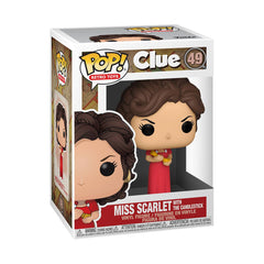 Funko Pop! Retro Toys - Cluedo Miss Scarlet W/ The Candlestick (49) Pop