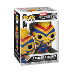 PRE-ORDERS : Funko POP! Marvel - Lucha Libre - Captain Marvel (710)