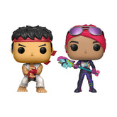 Funko POP! Games - Street Fighter vs Fortnite - Ryu & Brite Bomber (2Pack)