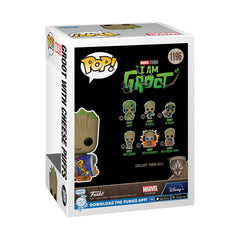 Funko POP! Marvel - I am Groot - Groot w/ Cheese Puffs (1196)