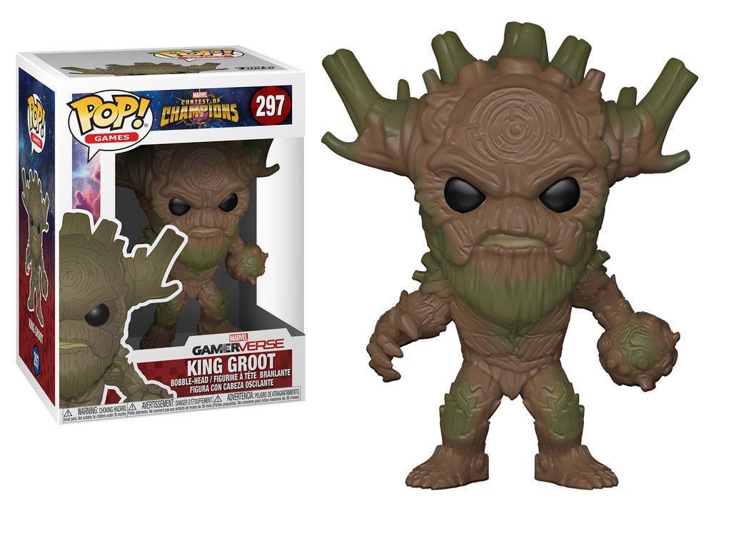 Funko Pop! Games - Marvel Contest Of Champions King Groot (297) Figurines
