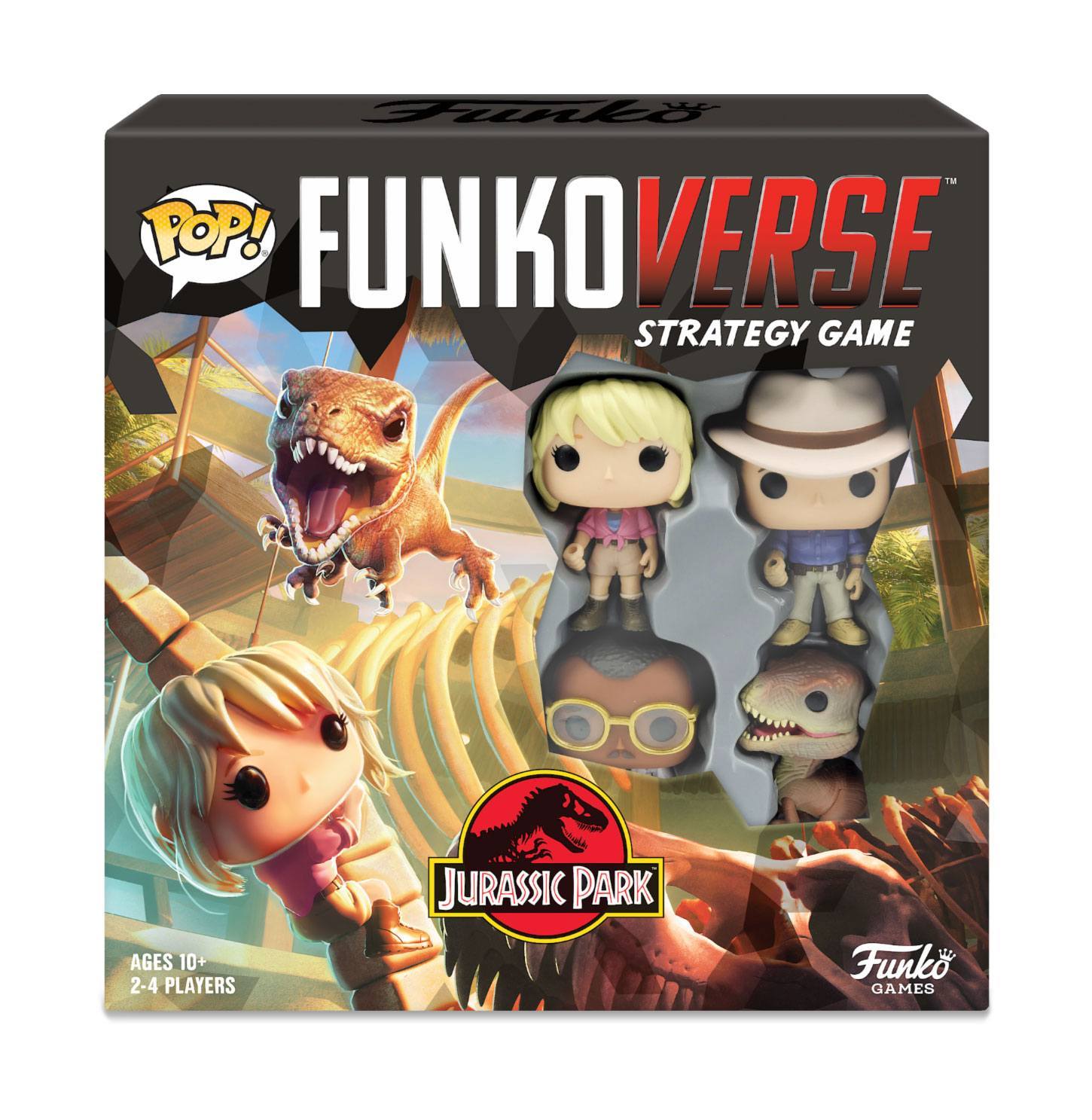 Funko Game - Jurassic Park Board + 4 Character *english Version*