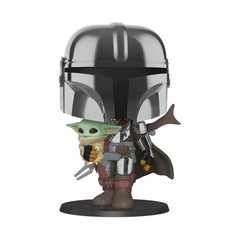 Funko POP! Star Wars - The Mandalorian - The Mandalorian w/ The Child 10" (380)