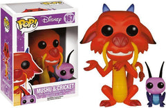 Funko Pop! Disney - Mulan Mushu & Cricket (167) Figurines