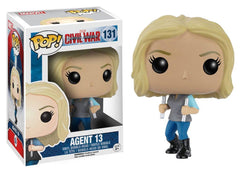 Funko POP! Marvel - Captain America, Civil War - Vinyl Figure Agent 13 (131) Bobble-Head