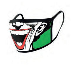 FOR PREORDER : Face Mask - DC Comics - Joker Face (2-Pack)