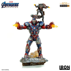 Iron Studios - Marvel - Avengers, End Game - Iron Patriot & Rocket (28cm)