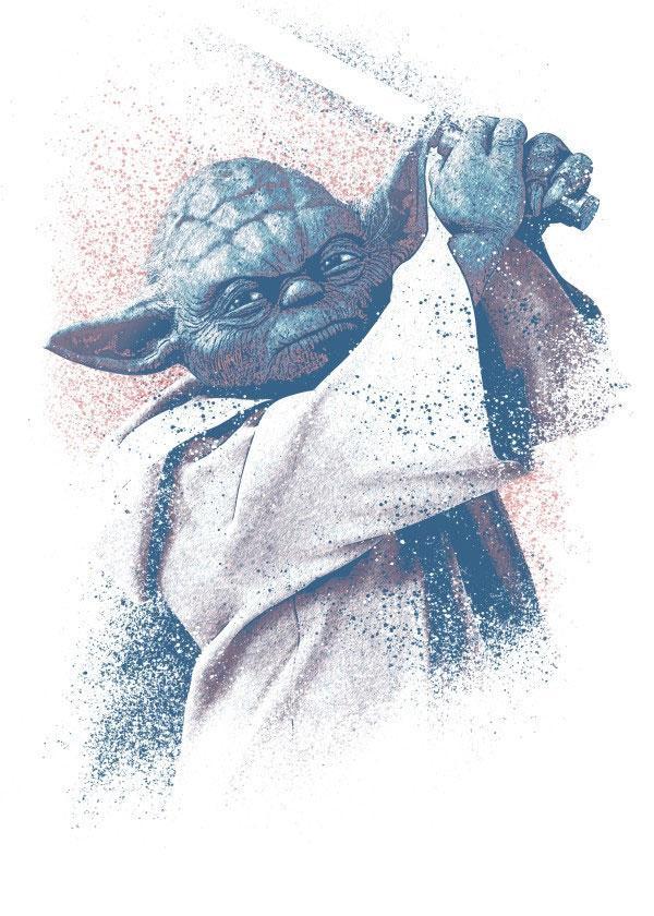 Star Wars - Metal Poster Successors Collection Yoda (32 X 45 Cm) Posters