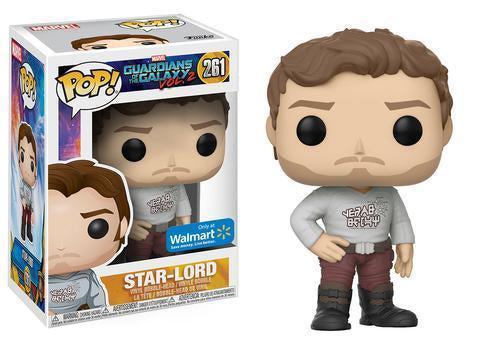Funko Pop! Marvel - Guardians Of The Galaxy (Vol. 2) Star-Lord (Gear Shift Shirt) (261) Exclusive