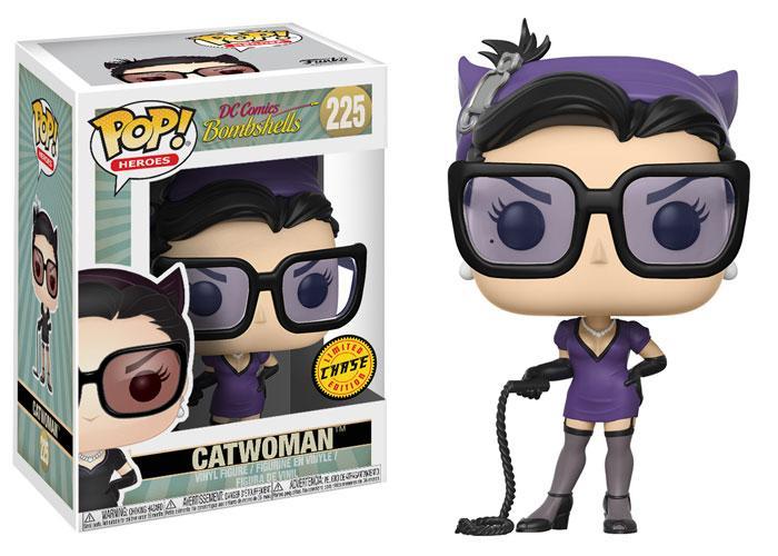 Funko Pop! Heroes - Dc Comics Bombshells Catwoman (225) Chase Figurines