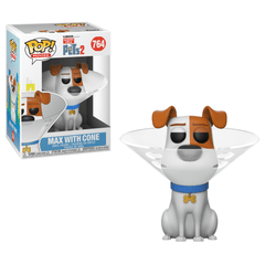 Funko Pop! Movies - The Secret Life Of Pets 2 Max With Cone (764) Figurines