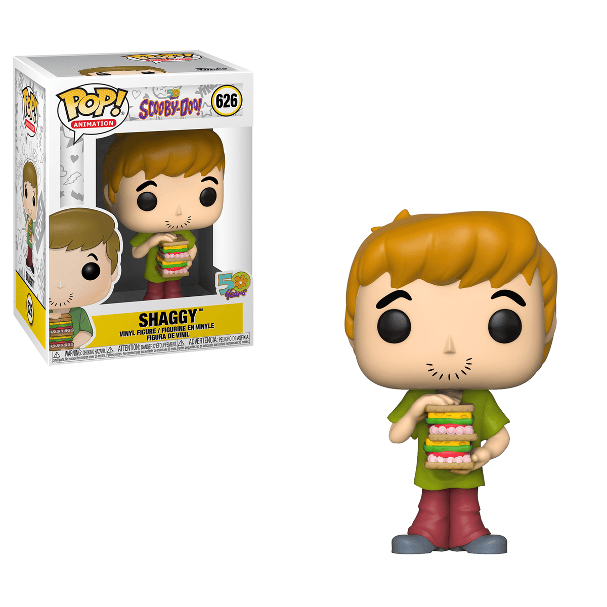 Funko Pop! Animation - Scooby-Doo! Shaggy W/ Sandwich (626) Figurines