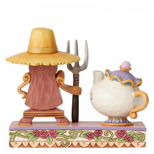 Disney Traditions - Beauty & The Beast - Mrs Potts & Cogsworth "Workin' Round the Clock" (13 cm)