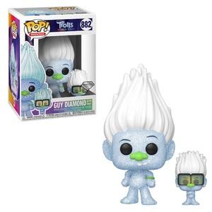 Funko Pop! Movies - Trolls World Tour Guy Dimond W/ Tiny (Diamond Collection) (881) Exclusive