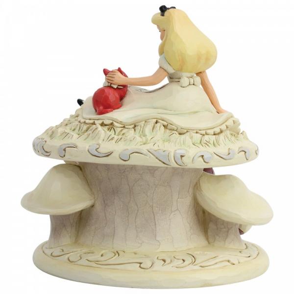 Disney Traditions - Alice in Wonderland - Alice, Dinah The Cat, Cheshire & White Rabbit "Whimsy & Wonder" (18 cm)
