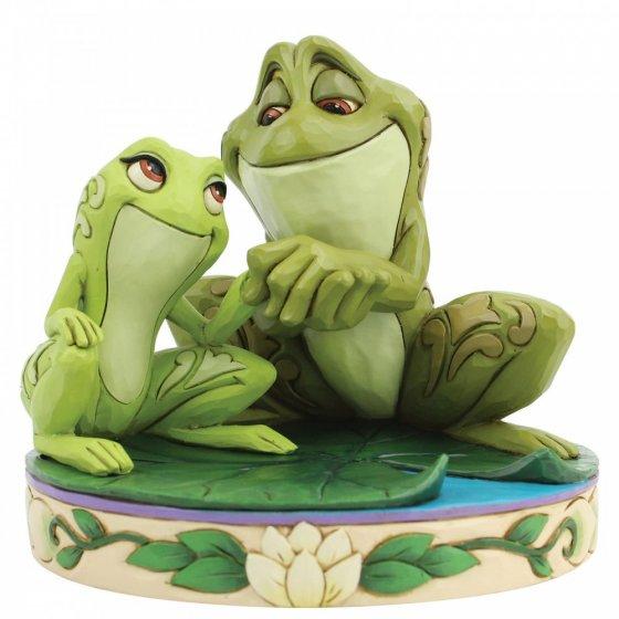 Disney Traditions - The Princess & The Frog - Tiana & Naveen  "Amorous Amphibians" (11cm)