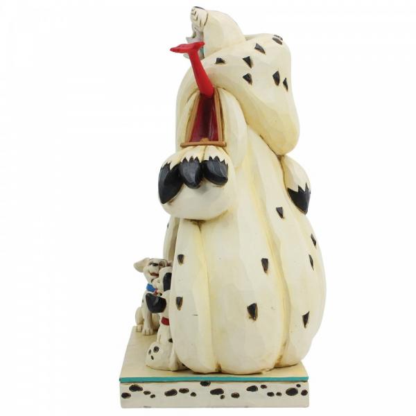 Disney Traditions - 101 Dalmatians - Cruella & Puppies "The Cute & The Cruel" (21 cm)
