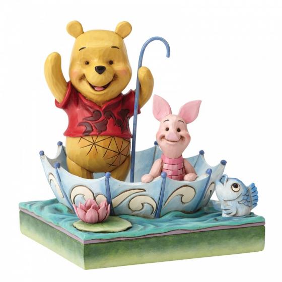 Disney Traditions - Winnie the Pooh - Winnie & Piglet "50 Years of Friendship" (16 cm)