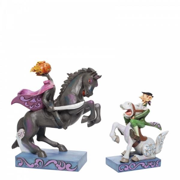 Disney Traditions - The Legend of Sleepy Hollow - Headless Horseman & Ichabod Crane "Heads Up, Ichabad!" (18 cm)