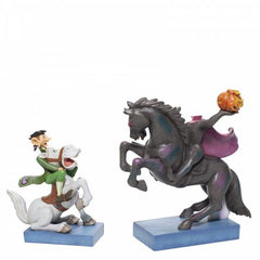 Disney Traditions - The Legend of Sleepy Hollow - Headless Horseman & Ichabod Crane "Heads Up, Ichabad!" (18 cm)