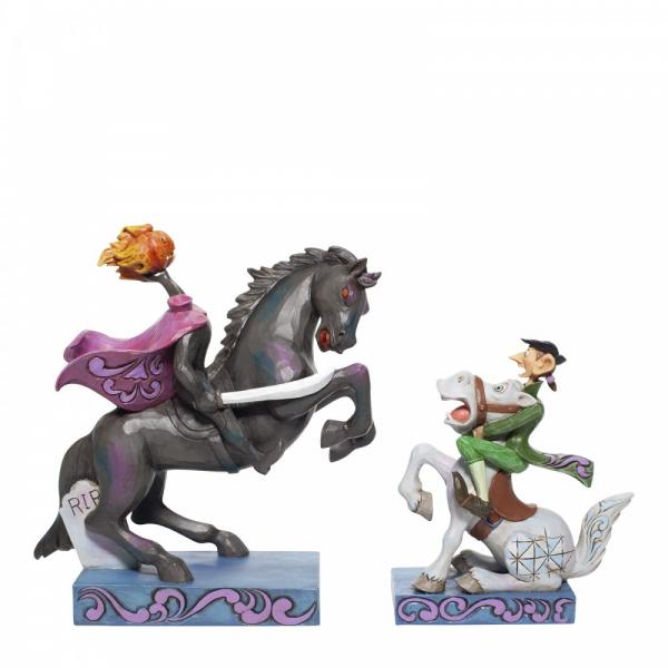 Disney Traditions - The Legend of Sleepy Hollow - Headless Horseman & Ichabod Crane "Heads Up, Ichabad!" (18 cm)