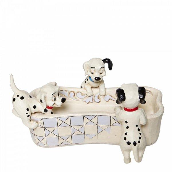 Disney Traditions - 101 Dalmatians - 101 Dalmatians Bone Shaped Dish "Puppy Bow" (10cm)