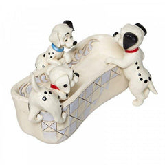 Disney Traditions - 101 Dalmatians - 101 Dalmatians Bone Shaped Dish "Puppy Bow" (10cm)