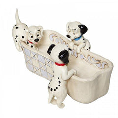 Disney Traditions - 101 Dalmatians - 101 Dalmatians Bone Shaped Dish "Puppy Bow" (10cm)