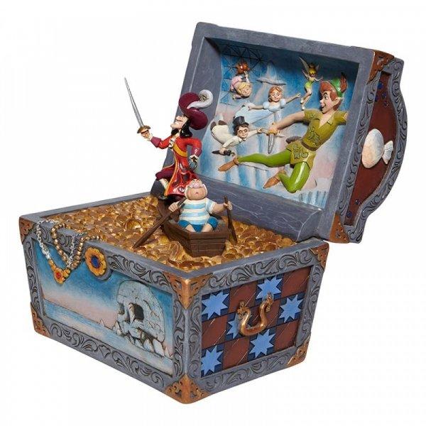 DISNEY TRADITIONS Figure - Peter Pan - Peter Pan Flying "Treasure-strewn Tableau" (22cm)