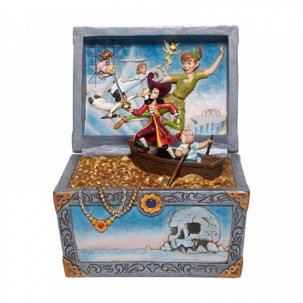 DISNEY TRADITIONS Figure - Peter Pan - Peter Pan Flying "Treasure-strewn Tableau" (22cm)