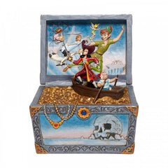 DISNEY TRADITIONS Figure - Peter Pan - Peter Pan Flying "Treasure-strewn Tableau" (22cm)