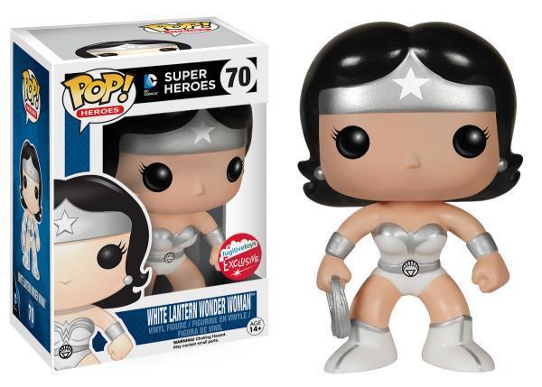 Funko Pop! Heroes - Dc Super White Lantern Wonder Woman (70) Exclusive Figurines