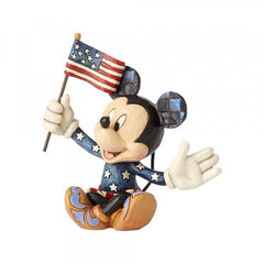 DISNEY TRADITIONS Figure - Mickey Mouse - Mickey Patriotic (9cm)
