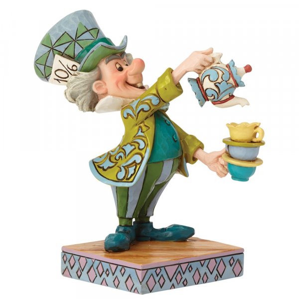 DISNEY TRADITIONS Figure - Alice in Wonderland - Mad Hatter "A Spot of Tea" (13cm)