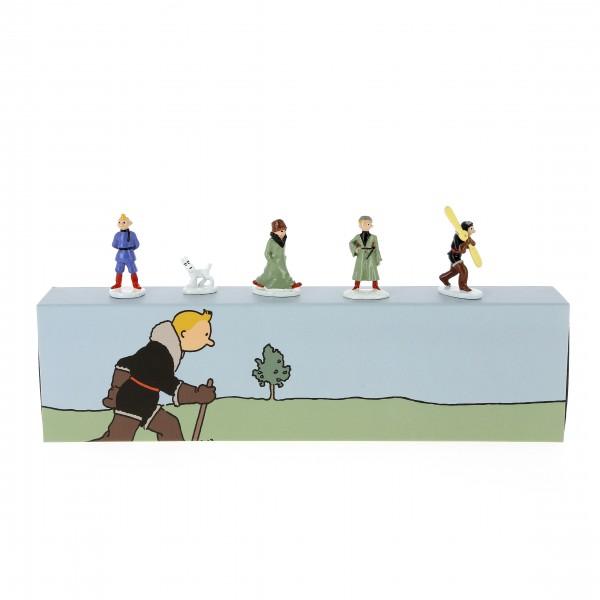 Moulinsart - Tintin / Kuifje Mini Série Soviet (5 Personages) (°2018) Figurines