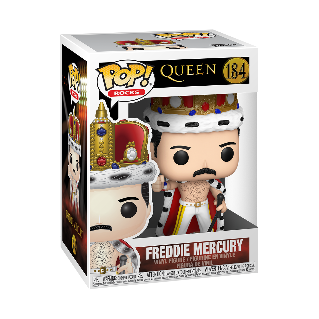 Funko POP! Rocks - Queen - Freddie Mercury (King) (184)