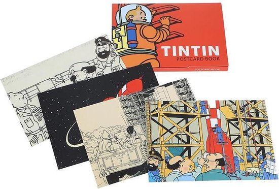 Tintin - Post Cards Destination Moon (Set Of 16 Cards)