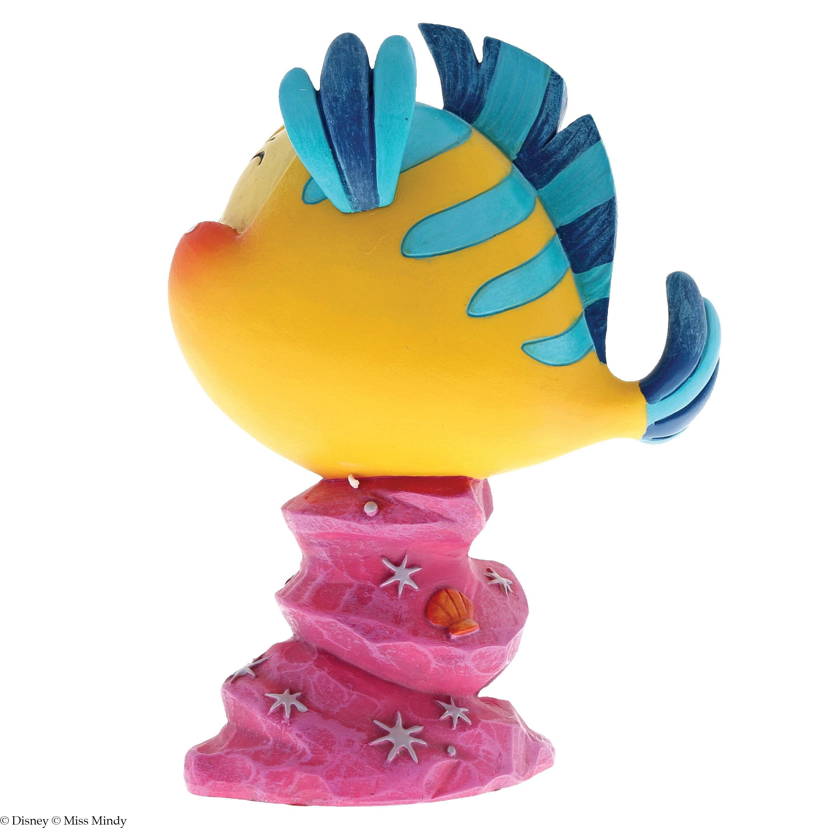 Disney The World Of Miss Mindy - Little Mermaid Flounder (11 50 Cm) Figurines